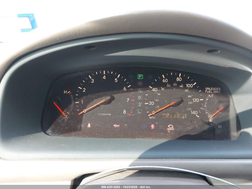 1999 Lexus Es 300 VIN: JT8BF28G0X0201412 Lot: 43514282