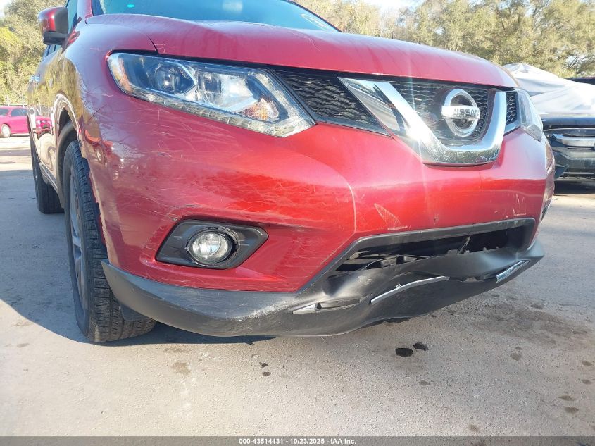2016 Nissan Rogue Sl VIN: 5N1AT2MV9GC811829 Lot: 43514431