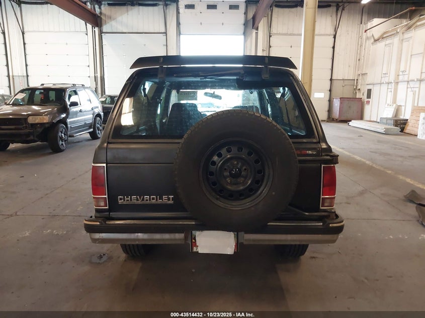 1991 Chevrolet Blazer S10 VIN: 1GNCT18ZXM8134574 Lot: 43514432