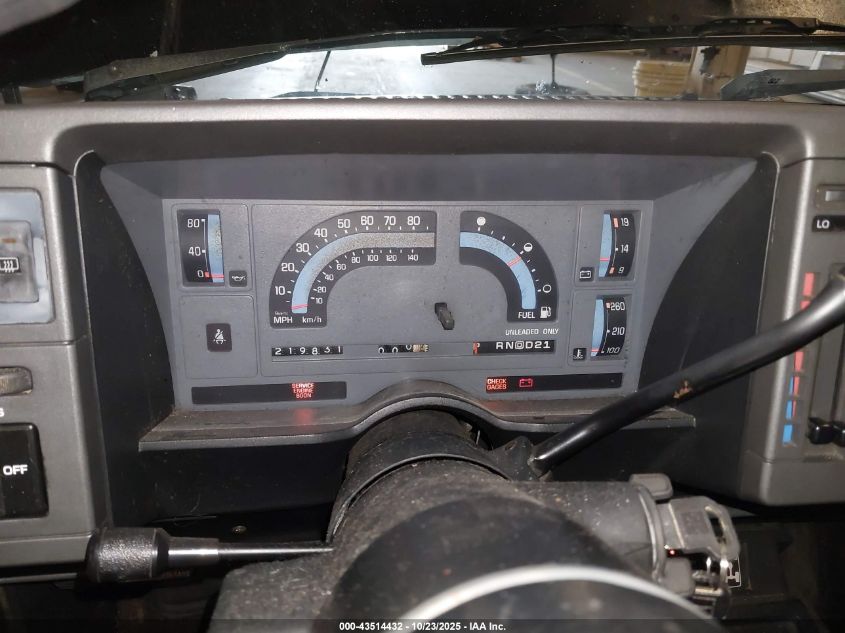 1991 Chevrolet Blazer S10 VIN: 1GNCT18ZXM8134574 Lot: 43514432