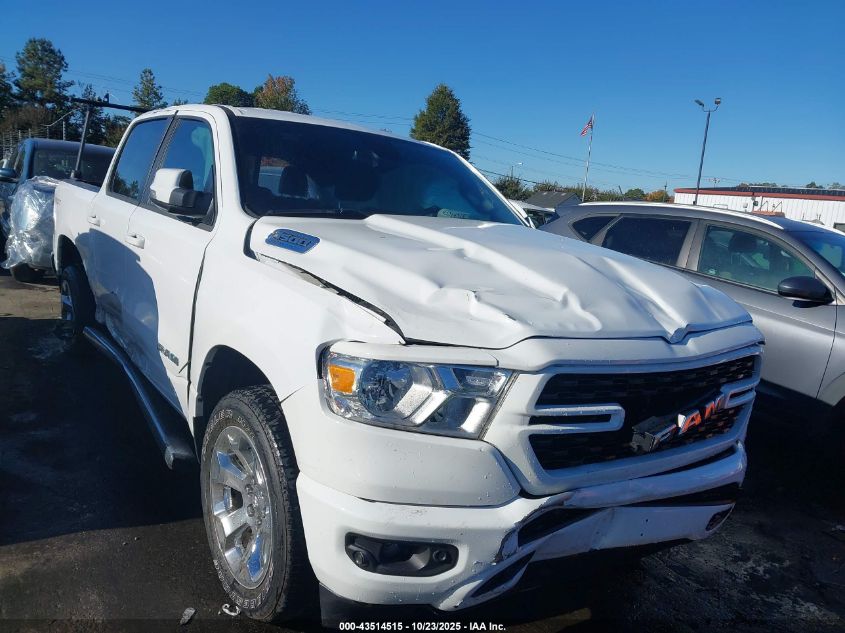 2022 RAM 1500 BIG HORN  4X4 5'7 BOX - 1C6SRFFT3NN455848