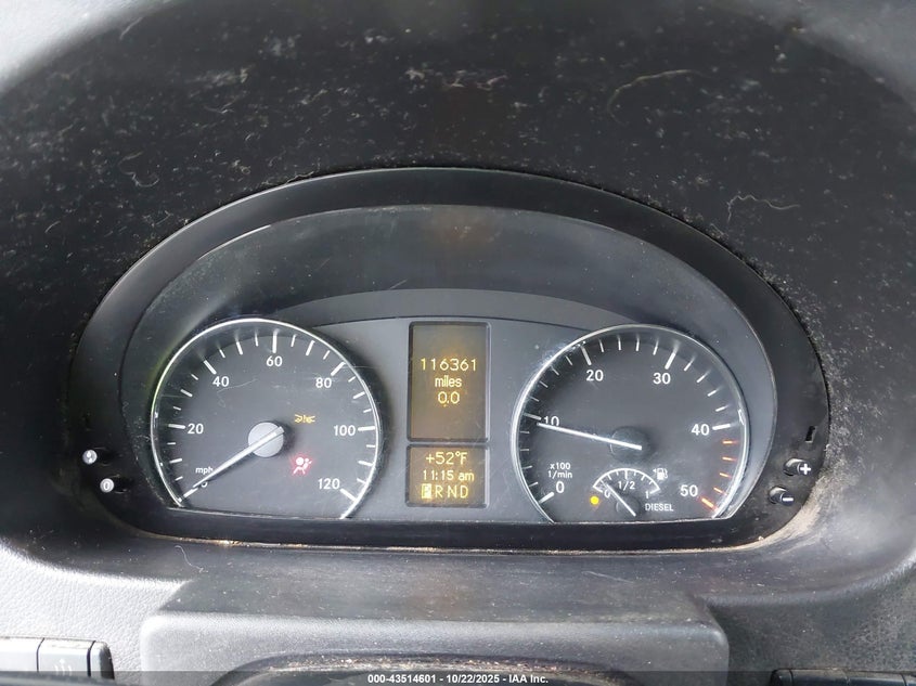 2017 Mercedes-Benz Sprinter 2500 Standard Roof V6 VIN: WDZPE7CD1HP574519 Lot: 43514601