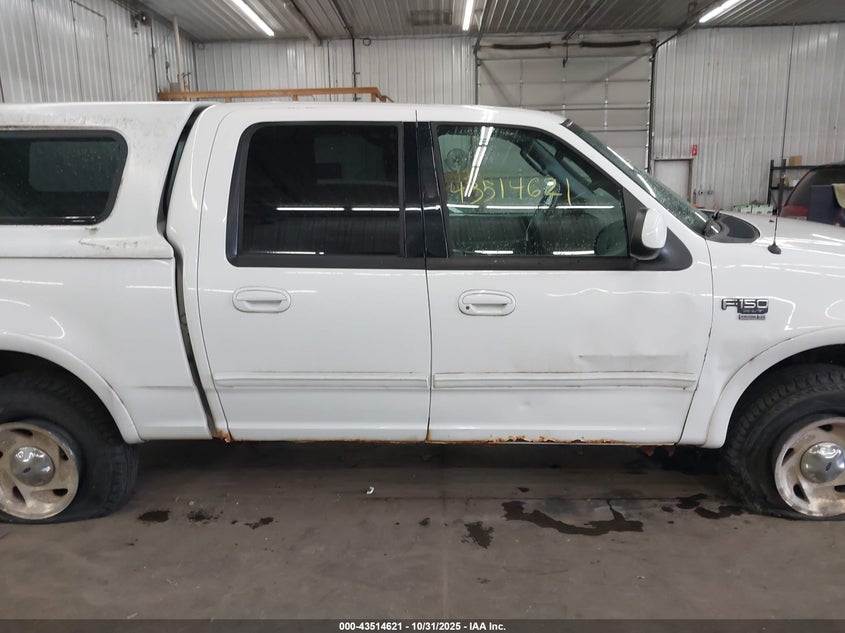 2003 Ford F-150 Lariat/Xlt VIN: 1FTRW08L93KD26019 Lot: 43514621