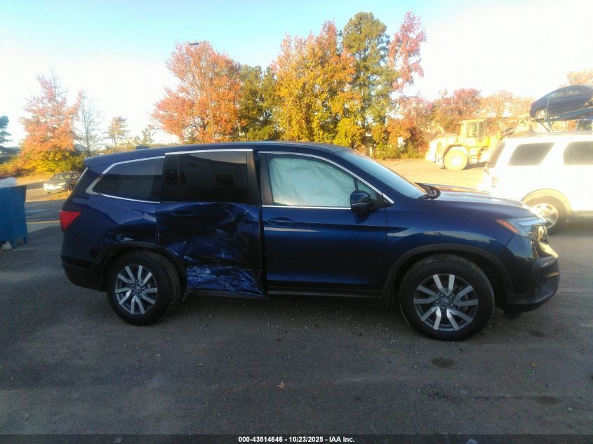 2020 Honda Pilot Awd Ex-L VIN: 5FNYF6H57LB037654 Lot: 43514646