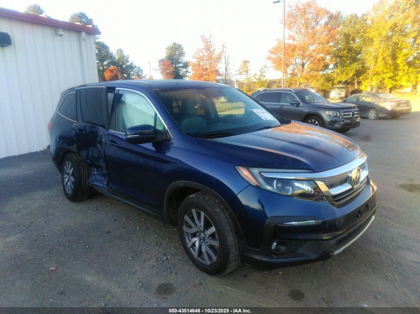 2020 Honda Pilot Awd Ex-L VIN: 5FNYF6H57LB037654 Lot: 43514646