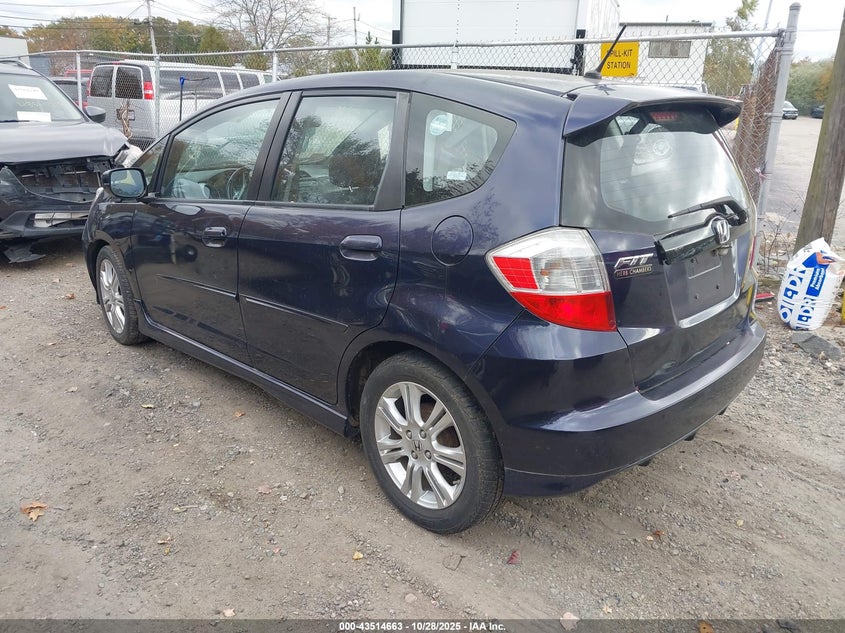 JHMGE88469S050455 2009 HONDA FIT photo no. 3
