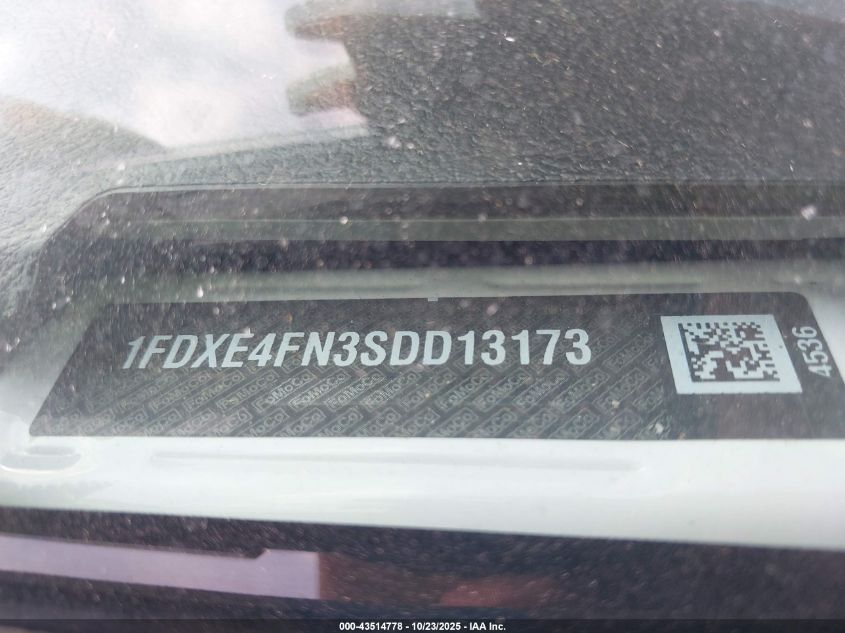 2025 Ford E-450 Cutaway VIN: 1FDXE4FN3SDD13173 Lot: 43514778