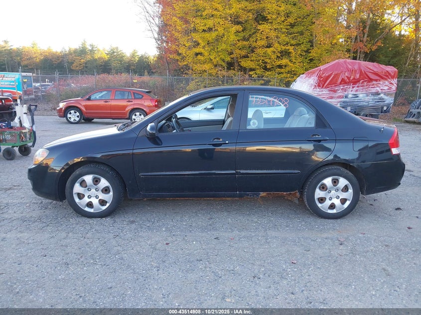 2009 Kia Spectra Ex VIN: KNAFE222495652011 Lot: 43514908