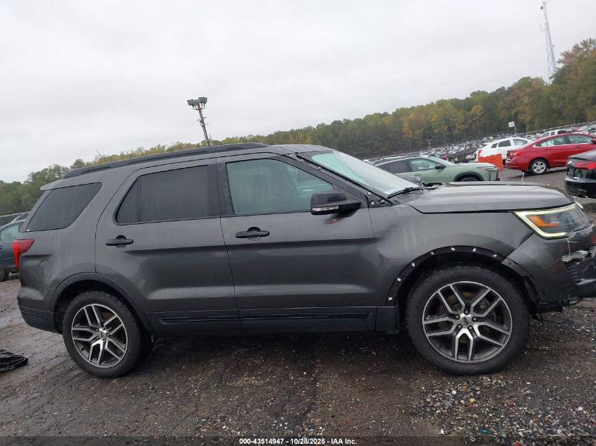 2018 Ford Explorer Sport VIN: 1FM5K8GT3JGB35282 Lot: 43514947