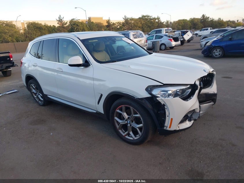 2021 BMW X3 XDRIVE30I - 5UXTY5C00M9G46673