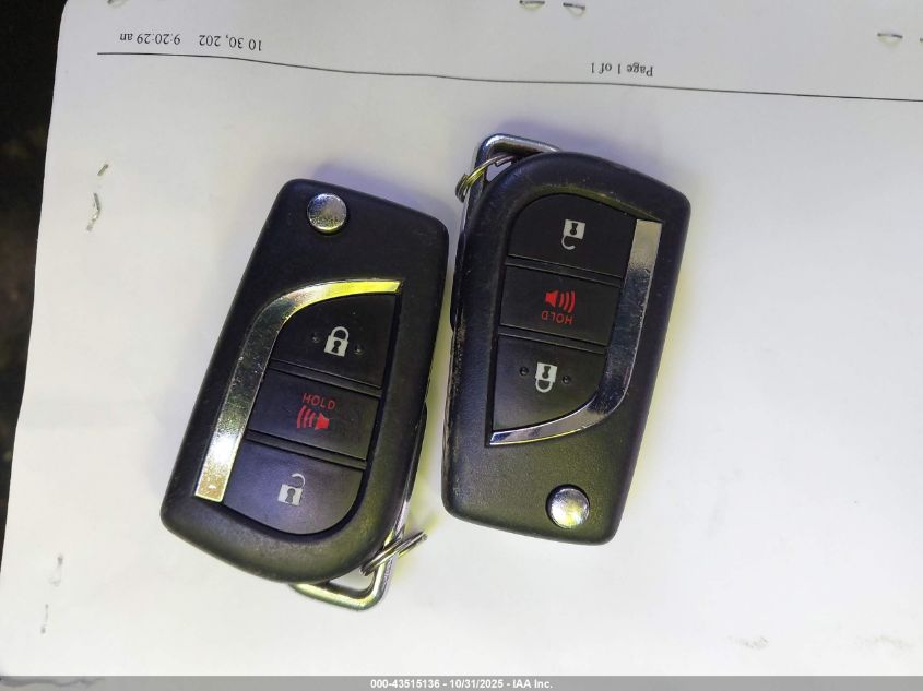 2020 Toyota C-Hr Le VIN: JTNKHMBX4L1066838 Lot: 43515136