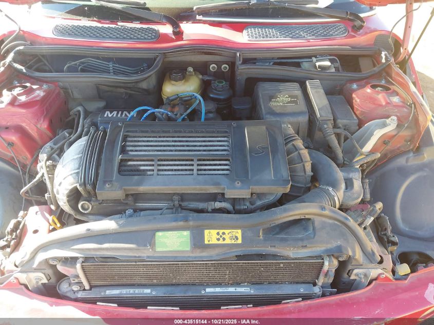 2005 Mini Cooper S VIN: WMWRE33505TG95975 Lot: 43515144