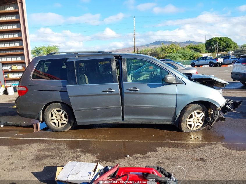 2007 Honda Odyssey Ex-L VIN: 5FNRL38737B453297 Lot: 43515154