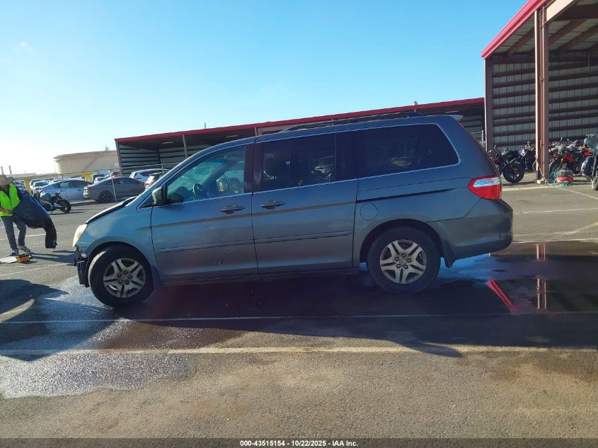 2007 Honda Odyssey Ex-L VIN: 5FNRL38737B453297 Lot: 43515154