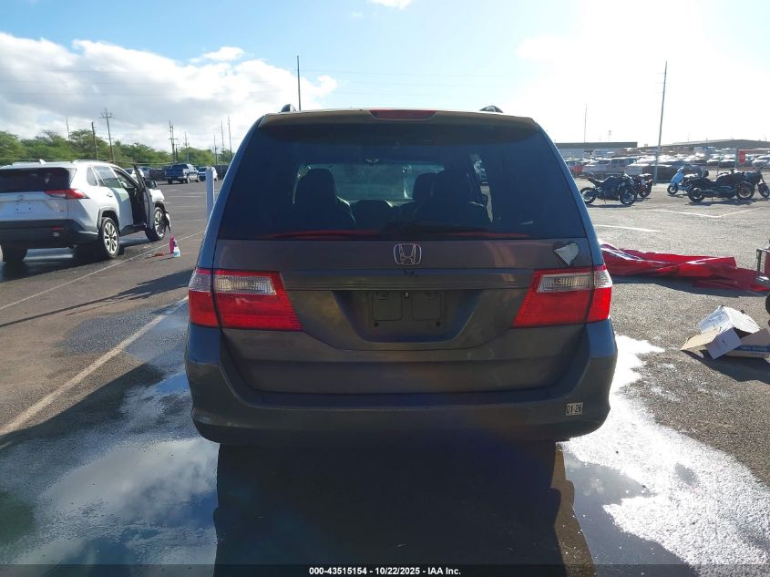 2007 Honda Odyssey Ex-L VIN: 5FNRL38737B453297 Lot: 43515154