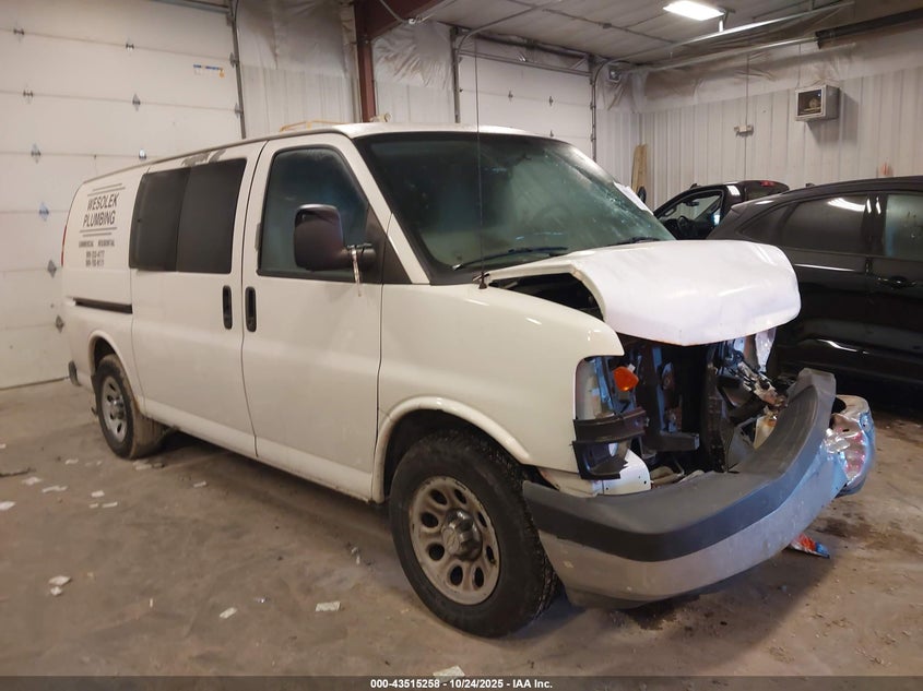 1GCSGAF43C1111757 2012 Chevrolet Express 1500 Work Van auction photo 1