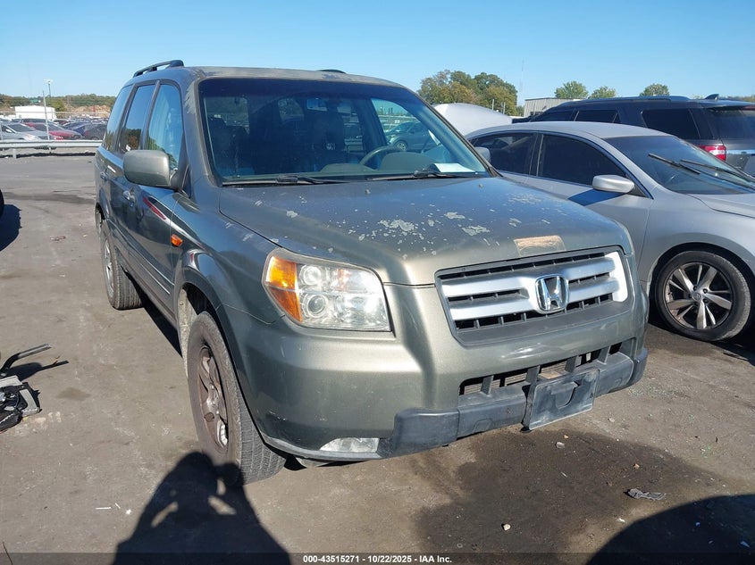 5FNYF18607B002987 2007 Honda Pilot Ex-L auction photo 1