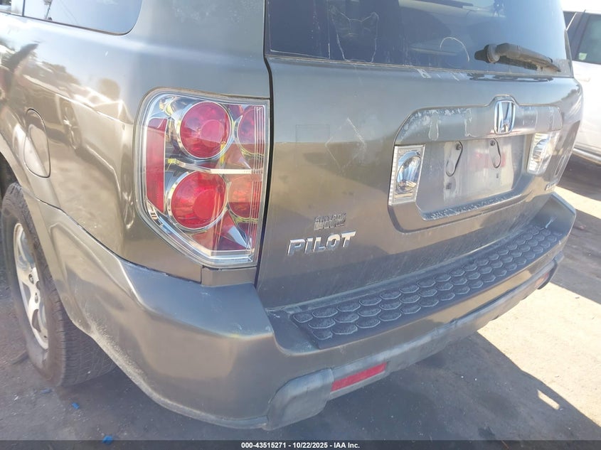 5FNYF18607B002987 2007 HONDA PILOT photo no. 6