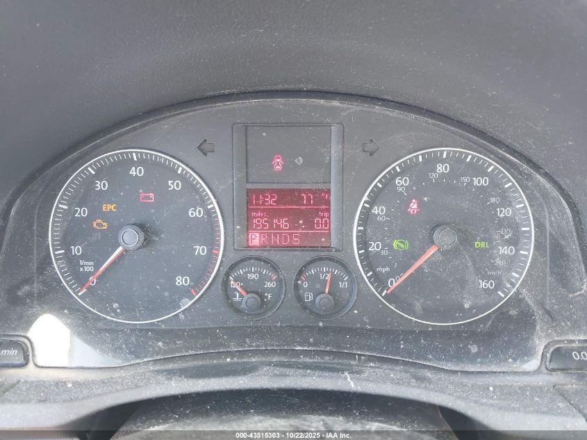 2009 Volkswagen Jetta Se VIN: 3VWRZ71KX9M170394 Lot: 43515303