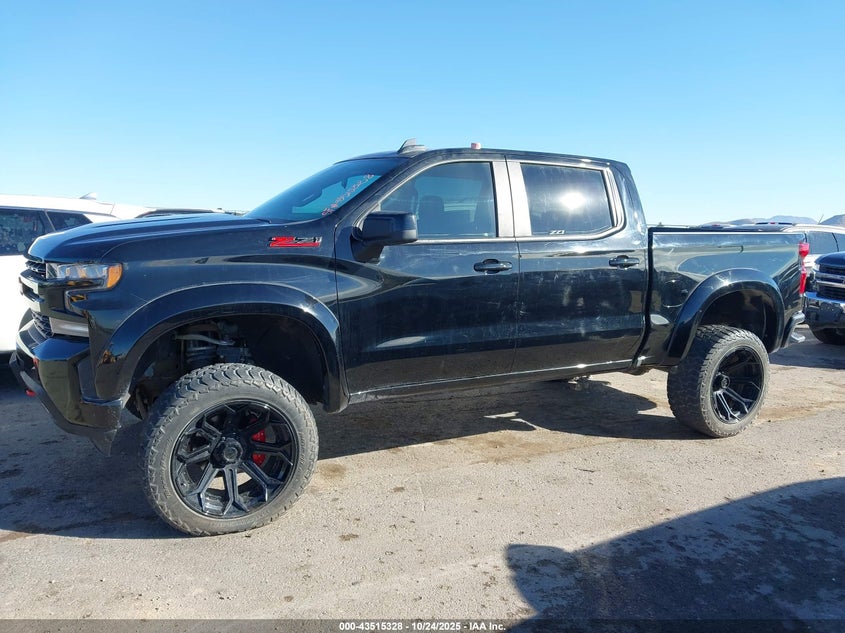 2021 CHEVROLET SILVERADO 1500 4WD  SHORT BED LT 3GCUYDED9MG474219