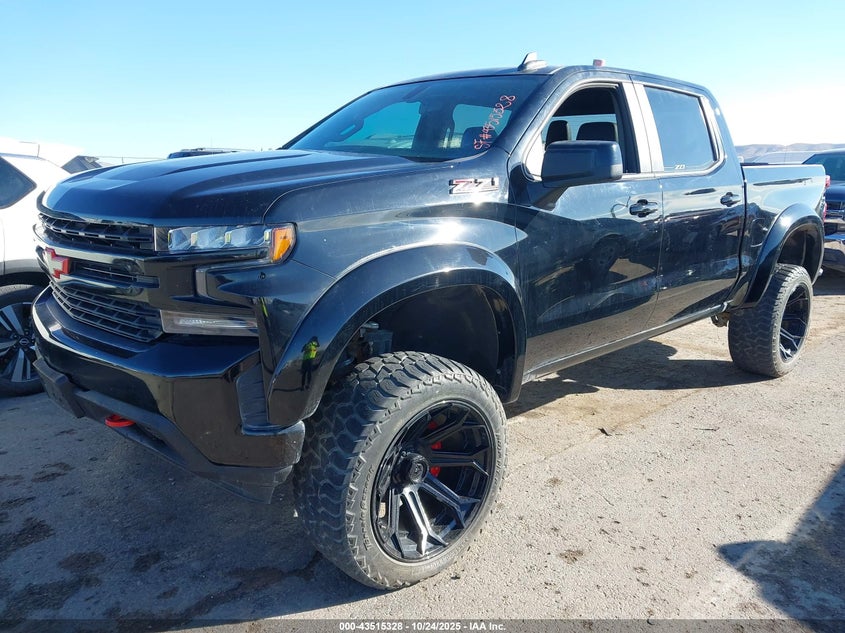 2021 CHEVROLET SILVERADO 1500 4WD  SHORT BED LT 3GCUYDED9MG474219