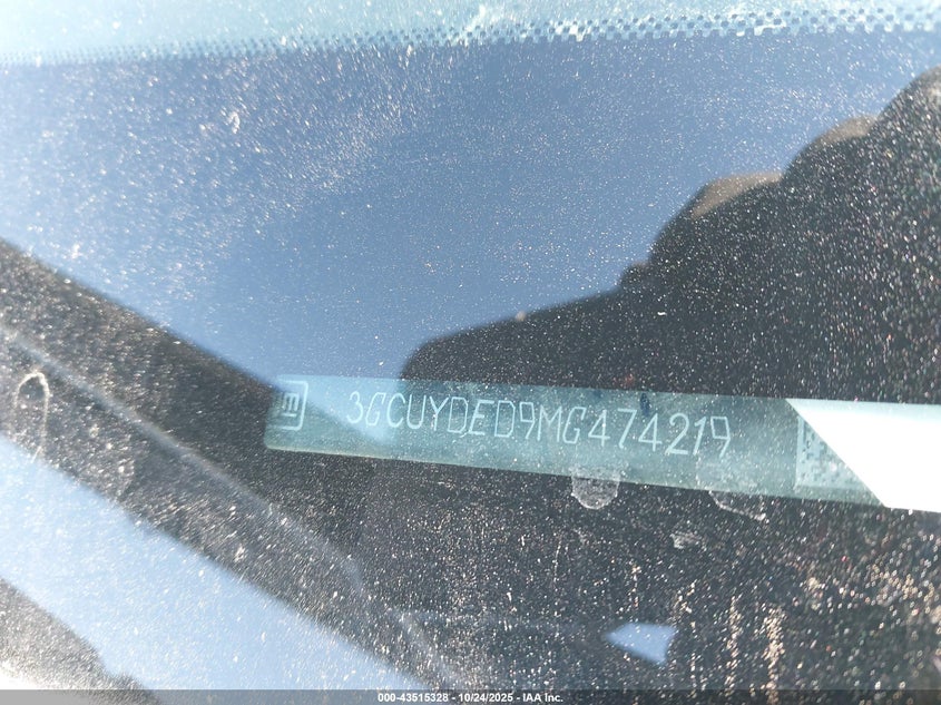 2021 CHEVROLET SILVERADO 1500 4WD  SHORT BED LT 3GCUYDED9MG474219