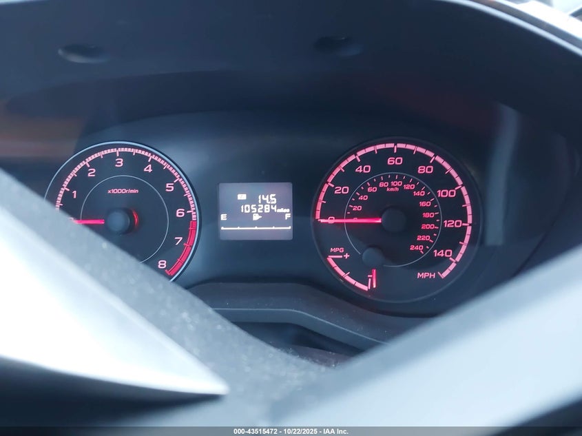 2019 SUBARU IMPREZA 2.0I 4S3GTAA61K1758425