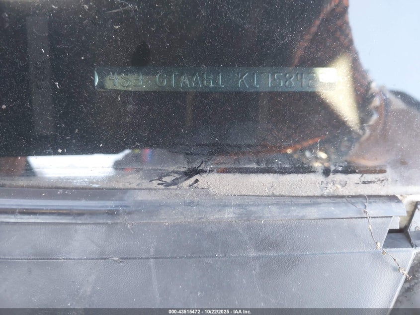 2019 SUBARU IMPREZA 2.0I 4S3GTAA61K1758425