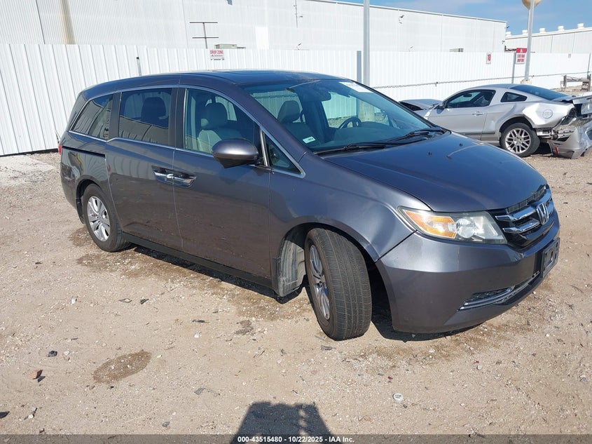 2016 HONDA ODYSSEY EX-L - 5FNRL5H65GB132462