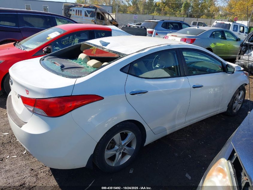 2013 Hyundai Elantra Gls VIN: 5NPDH4AE8DH192885 Lot: 43515492