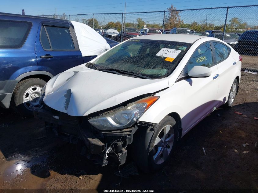 2013 Hyundai Elantra Gls VIN: 5NPDH4AE8DH192885 Lot: 43515492