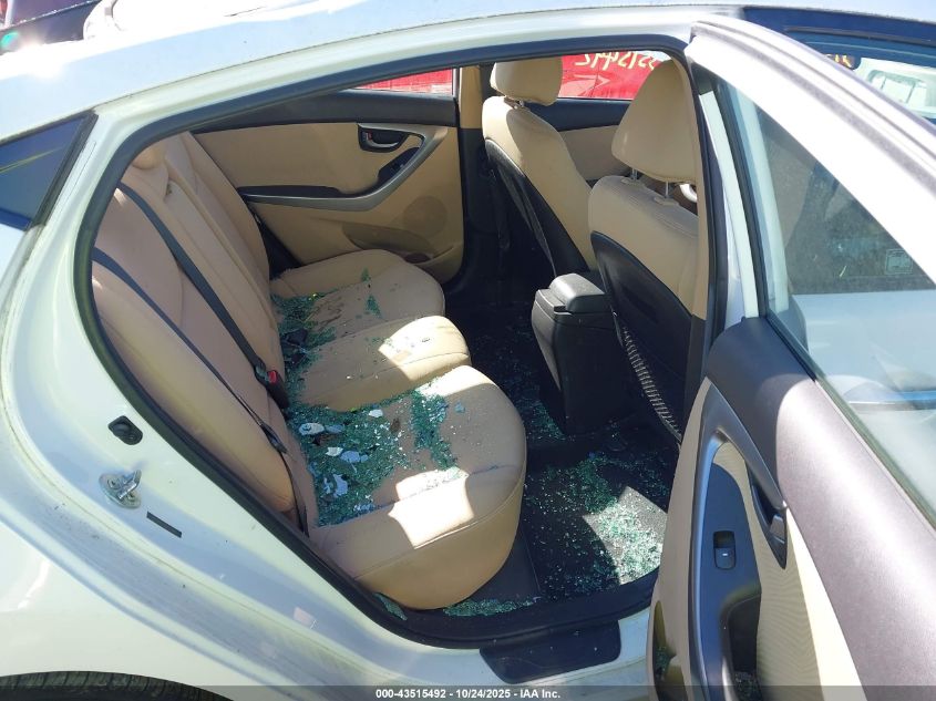 2013 Hyundai Elantra Gls VIN: 5NPDH4AE8DH192885 Lot: 43515492