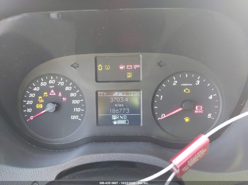 2019 Mercedes-Benz Sprinter 2500 High Roof V6 VIN: WD4PF1CD8KP151783 Lot: 43515687