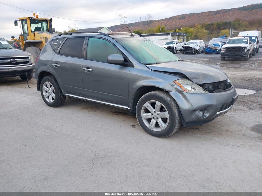 JN8AZ08W96W543117 2006 Nissan Murano Sl auction photo 1