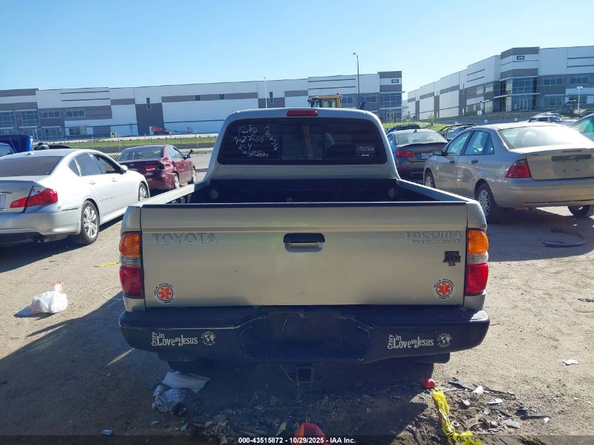 2004 Toyota Tacoma Prerunner V6 VIN: 5TEGN92N04Z366060 Lot: 43515872