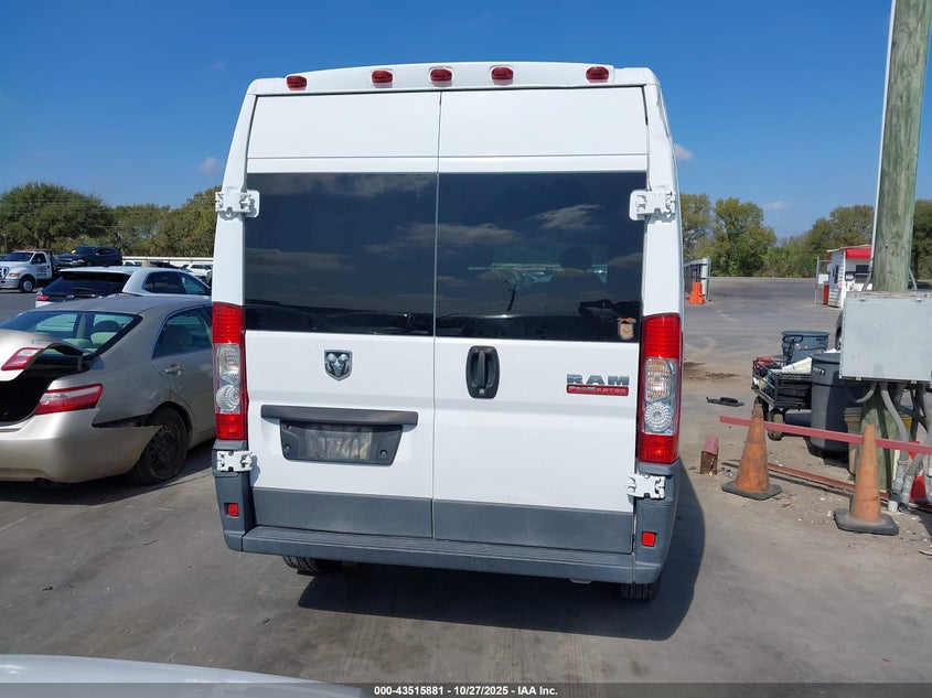 2017 Ram Promaster 2500 High Roof 159 Wb VIN: 3C6TRVDG8HE515149 Lot: 43515881