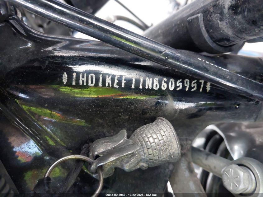 2022 Harley-Davidson Flhtk VIN: 1HD1KEF11NB605957 Lot: 43515949