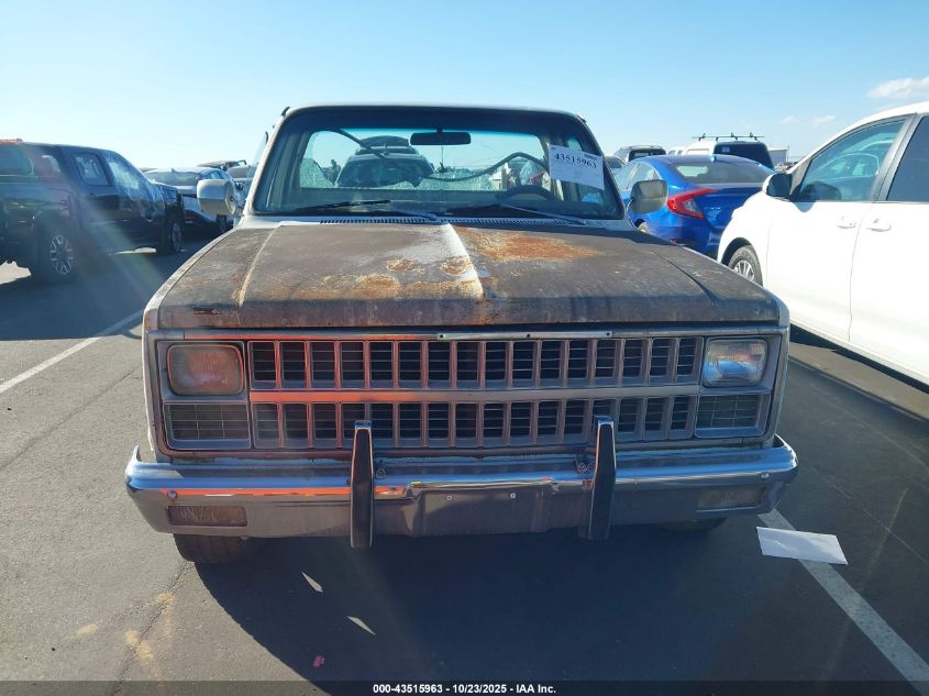 1981 GMC C1500 VIN: 1GTDC14D6BB518276 Lot: 43515963