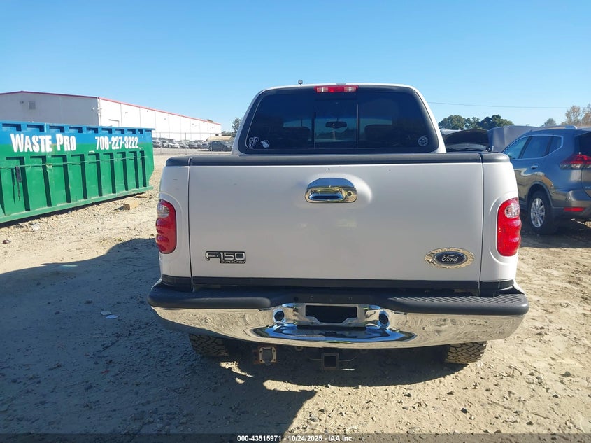 2002 Ford F-150 Lariat/Xlt VIN: 1FTRW08L02KA32748 Lot: 43515971