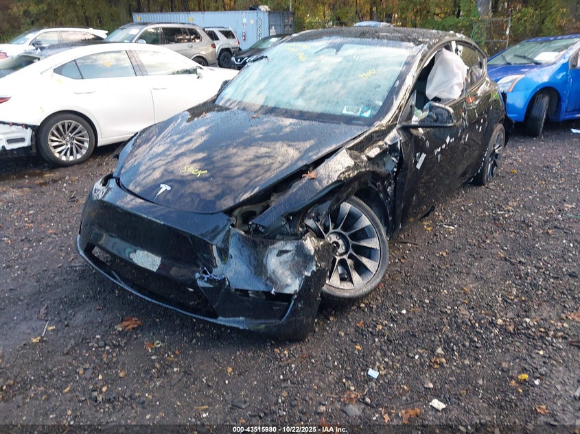 2023 Tesla Model Y Awd/Long Range Dual Motor All-Wheel Drive VIN: 7SAYGAEE1PF914992 Lot: 43515980