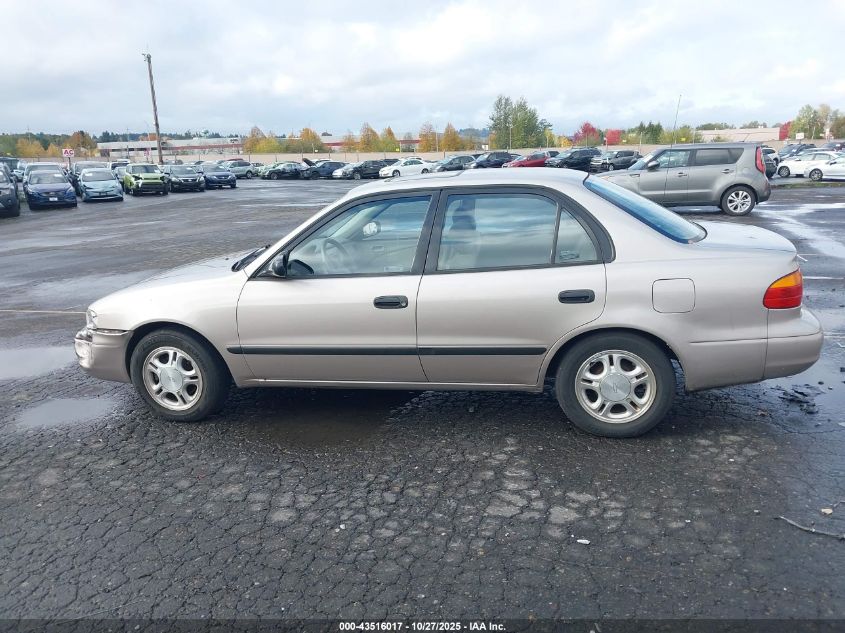 1998 Chevrolet Prizm Lsi VIN: 1Y1SK5280WZ408002 Lot: 43516017