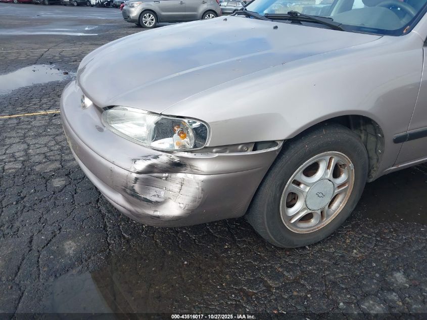 1998 Chevrolet Prizm Lsi VIN: 1Y1SK5280WZ408002 Lot: 43516017