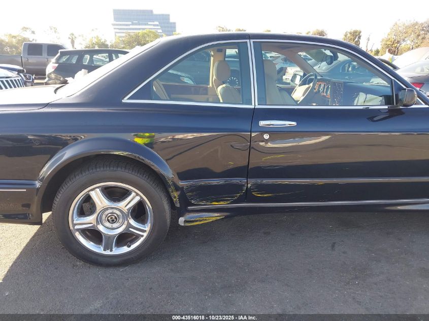 2002 Bentley Continental T VIN: SCBZU25E82CX01515 Lot: 43516018