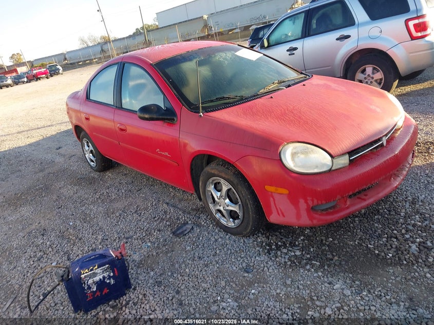 1P3ES46C9YD826844 2000 Plymouth Neon Highline auction photo 1