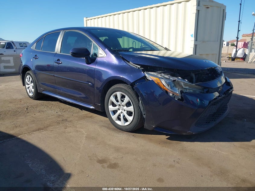5YFEPRAE3LP089380 2020 Toyota Corolla Le auction photo 1