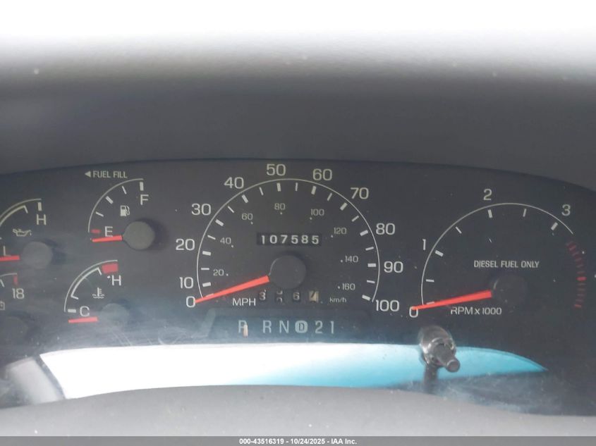 2000 Ford F-250 Lariat/Xl/Xlt VIN: 1FTNX20F2YEC40389 Lot: 43516319