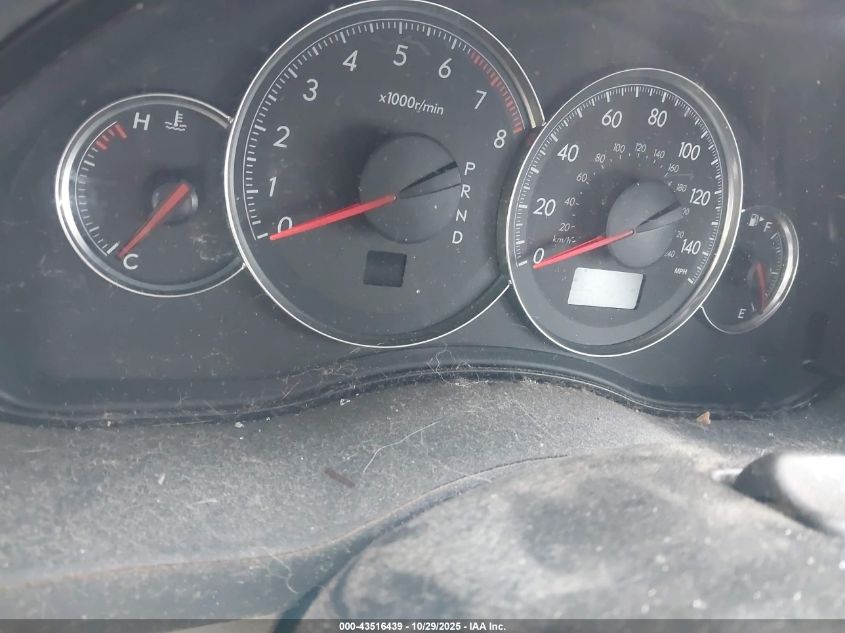 2008 Subaru Outback 2.5I/2.5I L.l. Bean Edition VIN: 4S4BP61C587318582 Lot: 43516439