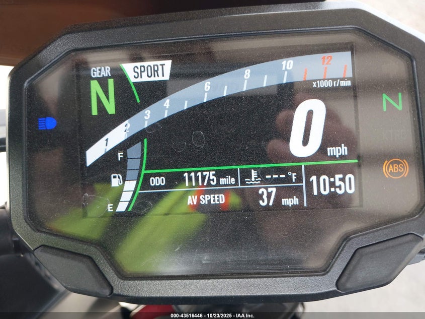 2021 Kawasaki Zr900 F VIN: ML5ZRDF14MDA48536 Lot: 43516446