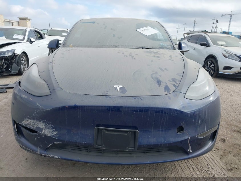 2023 Tesla Model Y Awd/Long Range Dual Motor All-Wheel Drive VIN: 7SAYGDEE5PA161076 Lot: 43516467