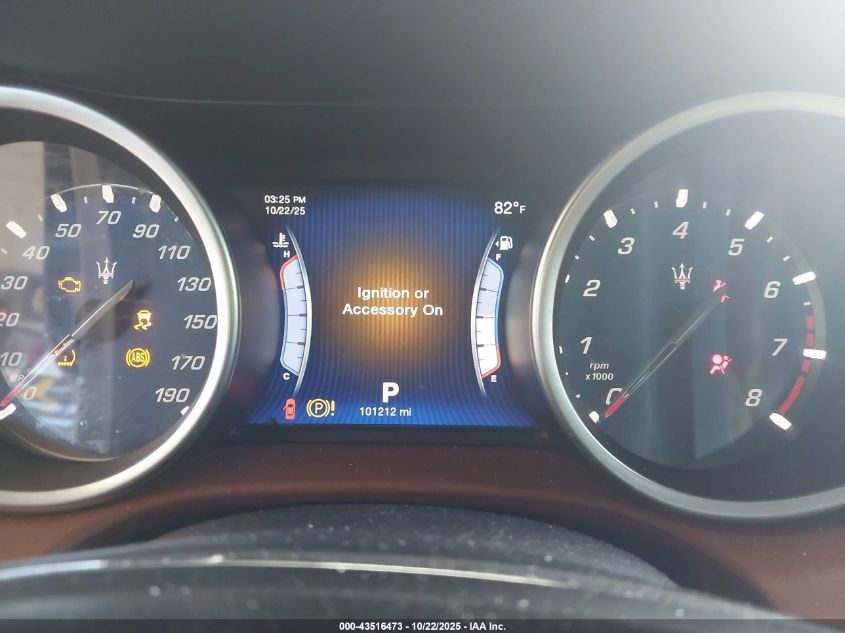 2015 Maserati Ghibli VIN: ZAM57XSA9F1146122 Lot: 43516473